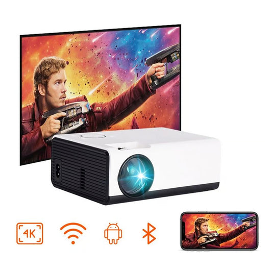 🎥 Proyector Multimedia Ultra HD 1080P + Smart Android de 40" a 130" Pulgadas – Proyección de Alta Definición para tu Entretenimiento 📱🌟